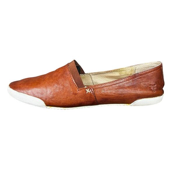 Frye Women’s Melanie Brown Leather Slip On Size US 9.5 - Picture 3 of 10